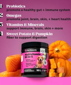 10 in 1 Multivitamin + Hip & Joint Health Soft Chew Supplement Virtual Bundle - Dog Vitamins - Glucosamine Chondroitin, Omegas, Turmeric and MSM for Overall Dog Health, Joint...