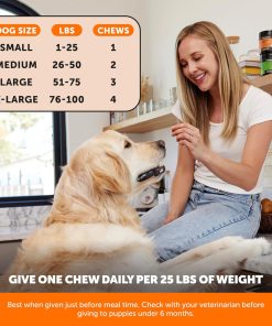 10 in 1 Multivitamin + Hip & Joint Health Soft Chew Supplement Virtual Bundle - Dog Vitamins - Glucosamine Chondroitin, Omegas, Turmeric and MSM for Overall Dog Health, Joint...