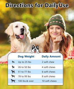 40-in-1 Dog Vitamins Chewable Multivitamin for Dogs Supplements with Glucosamine MSM - Turkey Tail Mushroom, Digestive Enzymes Gut Probiotics, Hip & Joint, Skin & Coat Immune... 22 40-in-1 Dog Vitamins Chewable Multivitamin for Dogs Supplements with Glucosamine MSM - Turkey Tail Mushroom, Digestive Enzymes Gut Probiotics, Hip & Joint, Skin & Coat Immune...