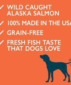 Alaska Naturals – Wild Alaska Salmon Oil Formula Dog Food Topper – EPA and DHA Omega-3 - Supplement for Healthy Skin, Shiny Coat – Made in The USA – 8 oz. Pump Bottle