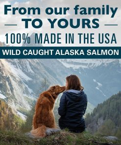 Alaska Naturals – Wild Alaska Salmon Oil Formula Dog Food Topper – EPA and DHA Omega-3 - Supplement for Healthy Skin, Shiny Coat – Made in The USA – 8 oz. Pump Bottle