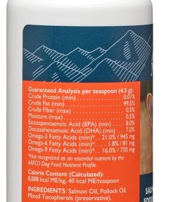 Alaska Naturals – Wild Alaska Salmon Oil Formula Dog Food Topper – EPA and DHA Omega-3 - Supplement for Healthy Skin, Shiny Coat – Made in The USA – 8 oz. Pump Bottle