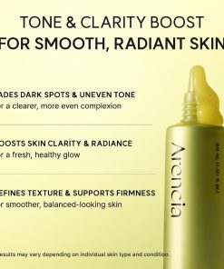 Arencia Vitamin C Booster Shot Serum with Glutathione, Niacinamide and Vitamin E for Dark Spot Care, Fine Lines & Wrinkles, Glass Skin, Korean Skincare 30ml/1.01 fl.oz