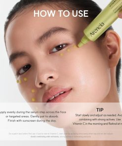 Arencia Vitamin C Booster Shot Serum with Glutathione, Niacinamide and Vitamin E for Dark Spot Care, Fine Lines & Wrinkles, Glass Skin, Korean Skincare 30ml/1.01 fl.oz
