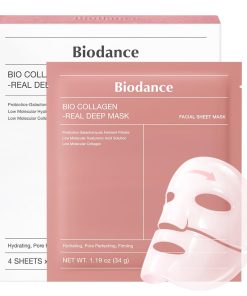 BIODANCE Bio-Collagen Real Deep Mask, Hydrating Overnight Hydrogel Face Mask, Pore Minimizing, Elasticity, Plumping, Travel Essentials & Self Care Gifts for Women, Korean Skin...
