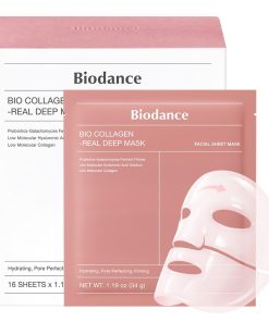 BIODANCE Bio-Collagen Real Deep Mask, Hydrating Overnight Hydrogel Face Mask, Pore Minimizing, Plumping, Elasticity Improvement, Korean Skin Care, Self Care Gifts for Women |...