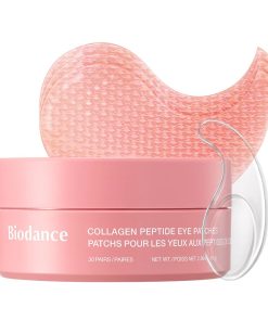 BIODANCE Hydrogel Eye Patches for Under Eye - Collagen Peptide, Anti Wrinkle & Fine Lines (60 Count)
