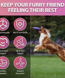 Carmelie Dog Allergy Chews + Carmelie 24 in 1 Dog Multivitamin Chewable - 400 Treats - Seasonal Allergy Relief + Dog Vitamins for Hip & Joint, Skin & Coat, Immune Health...