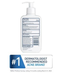 CeraVe Acne Control Cleanser, Face Wash with 2% Salicylic Acid, 16 oz-Bitadi