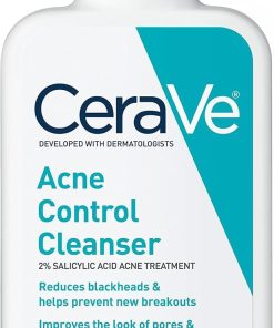 CeraVe Acne Control Cleanser, Face Wash with 2% Salicylic Acid, 16 oz-Bitadi