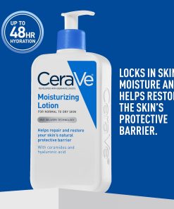 CeraVe Daily Moisturizing Lotion, Face and Body Lotion, Skin care, 19oz
