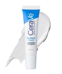 CeraVe Eye Repair Cream, Hyaluronic Acid Eye Cream for Dark Circles, 0.5oz