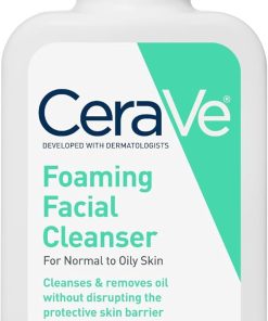 CeraVe Foaming Facial Cleanser, Face Wash for Oily Skin, 16fl oz