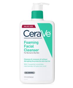 CeraVe Foaming Facial Cleanser, Face Wash for Oily Skin, 16fl oz