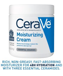 CeraVe Moisturizing Cream, Face & Body Moisturizer for Dry Skin, 19oz