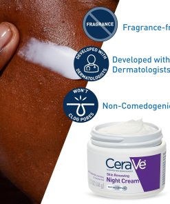 CeraVe Night Cream, Facial Moisturizer with Peptides & Niacinamide, 1.7oz