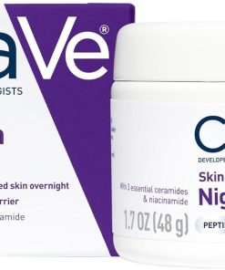 CeraVe Night Cream, Facial Moisturizer with Peptides & Niacinamide, 1.7oz