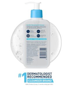 CeraVe Renewing Salicylic Acid Cleanser, BHA Exfoliating Face Wash, 16oz-Bitadi
