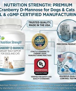 Cranberry D-Mannose for Dogs | Human-Grade UTI Defense