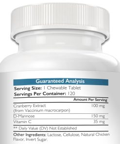 Cranberry D-Mannose for Dogs | Human-Grade UTI Defense