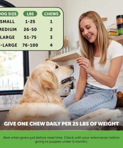 Digestive Probiotics for Dogs + 10 in 1 Multivitamin Soft Chew Supplement Virtual Bundle - Dog Vitamins - Probiotics, Pumpkin, Digestive Enzyme for Dogs, Dog Vitamins for... 24 Digestive Probiotics for Dogs + 10 in 1 Multivitamin Soft Chew Supplement Virtual Bundle - Dog Vitamins - Probiotics, Pumpkin, Digestive Enzyme for Dogs, Dog Vitamins for...