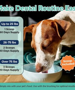 Dog Multivitamin Powder & Dog Dental Powder, Chicken Flavor