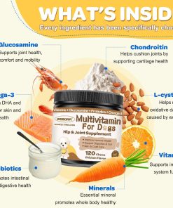 Dog Multivitamin Powder with Freeze-Dried Chews