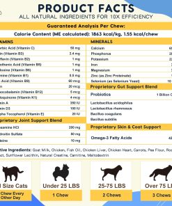 Dog Multivitamin Powder with Freeze-Dried Chews