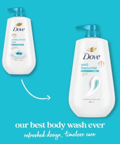 Dove Body Wash Antibacterial For All Skin Types 30.6 oz Pump, Sulfate Free-Bitadi