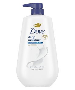 Dove Deep Moisture Body Wash, 30.6 oz Pump, Sulfate Free
