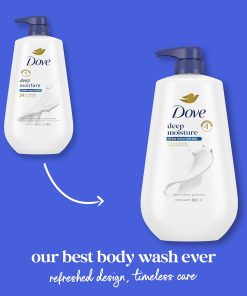 Dove Deep Moisture Body Wash, 30.6 oz Pump, Sulfate Free-Bitadi