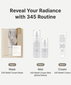 Dr.Althea 345 Relief Cream & Mist Duo, Korean Vegan Skin Care Set-Bitadi