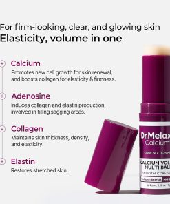 Dr.Melaxin Collagen Multi Balm Stick, Calcium & Adenosine Korean Wrinkle Stick for Eye, Neck & Face, Firming Collagen Stick, Under Eye Balm for Dark Circles & Depuffing, Korean...