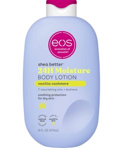 eos Shea Better Body Lotion- Vanilla Cashmere, 24-Hour Moisture, 16 fl oz