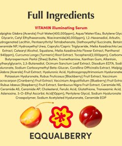EQQUALBERRY Vitamin Illuminating Serum | Niacinamide 4% & TXA | Brightening Vitamin C Serum for Face Glow with Hyaluronic Acid | Dark Spot & Uneven Tone Care | Korean Skincare,...