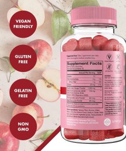 Flat Tummy Keto ACV Gummies, 60 Count – Specialized Formula, Post GLP-1 Keto Supplement, Vegan-Friendly, Non-GMO - Apple Cider Vinegar Gummies, BHB Salts, Beet and Pomegranate Superfood Powders - BITADI - Image 3