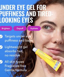 Good Molecules Yerba Mate Wake Up Eye Gel, Caffeine Under Eye Cream, 15 ml