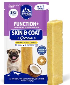 Himalayan Dog Chew, Function+ Skin & Coat, Hard Chew, Small & Medium Dogs