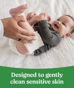 Huggies Natural Care Sensitive Baby Wipes, Unscented, Hypoallergenic, 99% Purified Water, 12 Flip-Top Packs (768 Wipes Total), Packaging May Vary