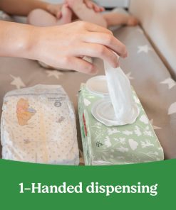 Huggies Natural Care Sensitive Baby Wipes, Unscented, Hypoallergenic, 99% Purified Water, 12 Flip-Top Packs (768 Wipes Total), Packaging May Vary