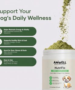 Itch Relief Chews + NutriFlo10-in-1 Dog Multivitamin | Daily Dog Vitamins & Supplements with Seasonal Allergy & Skin Support | Probiotics, Omega-3 & Borage Oil | All Breeds