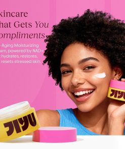 JIYU NAD+ Hydrating Face Moisturizer – Korean Anti-Aging Cream for Radiant, Firm & Smooth Skin – Deeply Hydrating & Brightening Daily Moisturizer Cream for Face and Body, All...-Bitadi
