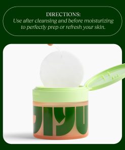 JIYU Toner Pads - Korean Skincare for Dark Spots, Wrinkles & Dull Skin - Hydrating Facial Treatment with Snail Mucin, Niacinamide, Peptides & Centella - 100 Count