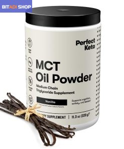 Perfect Keto Bundle, MCT Oil Powder Vanilla + Ketone Test Strips - BITADI 33 keto1 1