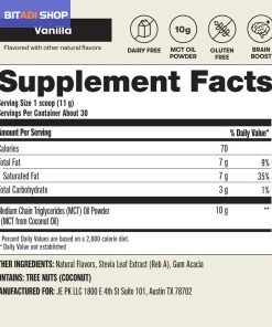 Perfect Keto Bundle, MCT Oil Powder Vanilla + Ketone Test Strips - BITADI - Image 9