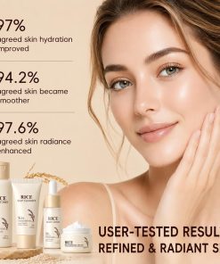 Korean Skin Care Set, 17PCS Rice Skin Care for Women & Girls,Korean Beauty-Bitadi
