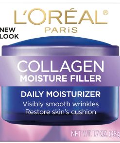 L’Oreal Paris Collagen Daily Face Moisturizer, Anti Aging Face Cream to Reduce Wrinkles and Provide Intense Hydration, 1.7 oz-Bitadi