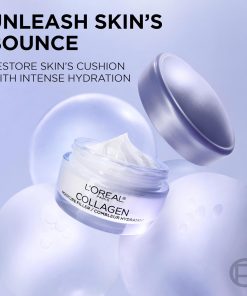 L’Oreal Paris Collagen Daily Face Moisturizer, Anti Aging Face Cream to Reduce Wrinkles and Provide Intense Hydration, 1.7 oz-Bitadi