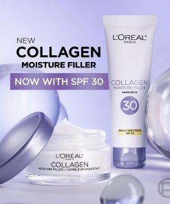 L’Oreal Paris Collagen Daily Face Moisturizer, Anti Aging Face Cream to Reduce Wrinkles and Provide Intense Hydration, 1.7 oz-Bitadi