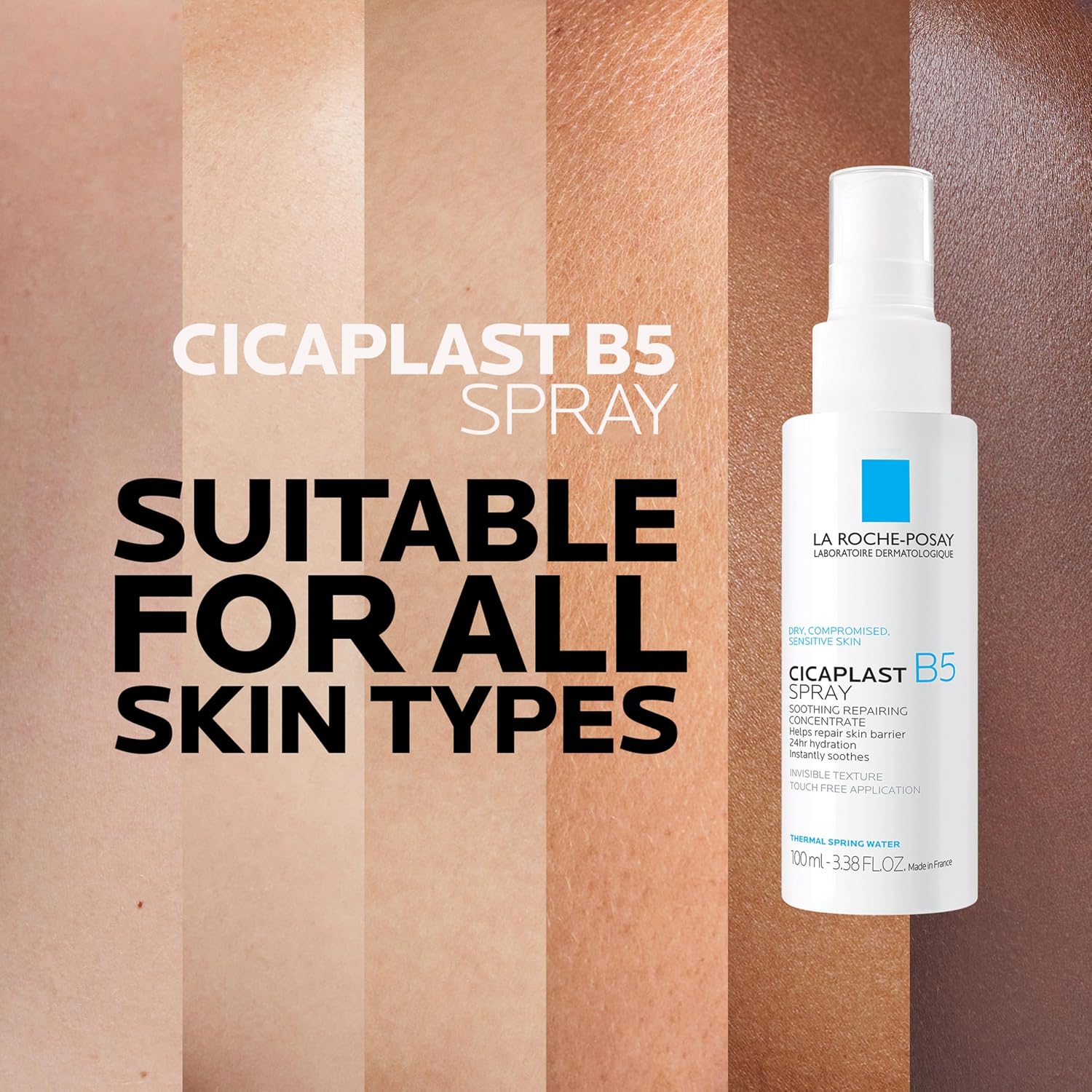 La Roche-Posay Cicaplast B5 Spray, Face Mist for Skin Barrier Repair 3.38oz-Bitadi 16 La Roche-Posay Cicaplast B5 Spray, Face Mist for Skin Barrier Repair 3.38oz-Bitadi